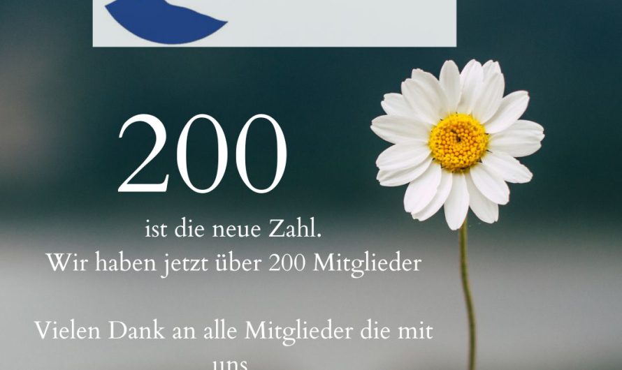 200 Mitglieder und mehr