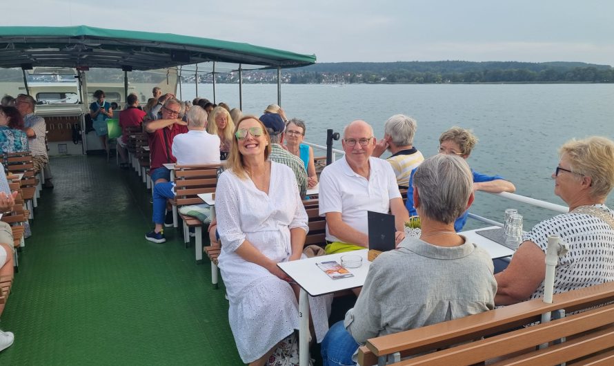 Sonnenuntergangsfahrt auf dem Bodensee