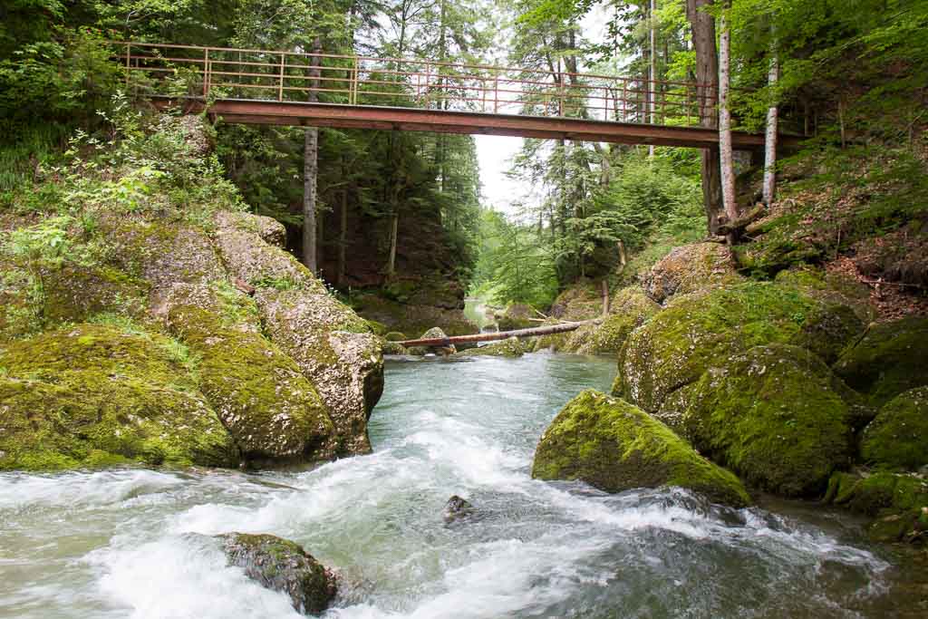 Durch den Haldertobel im Allgäu