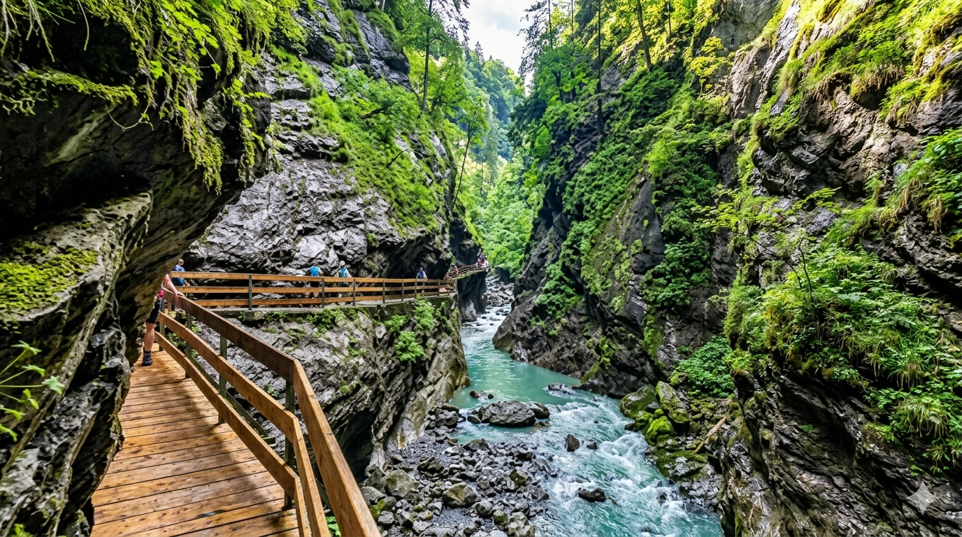 Durch die Rappenlochschlucht
